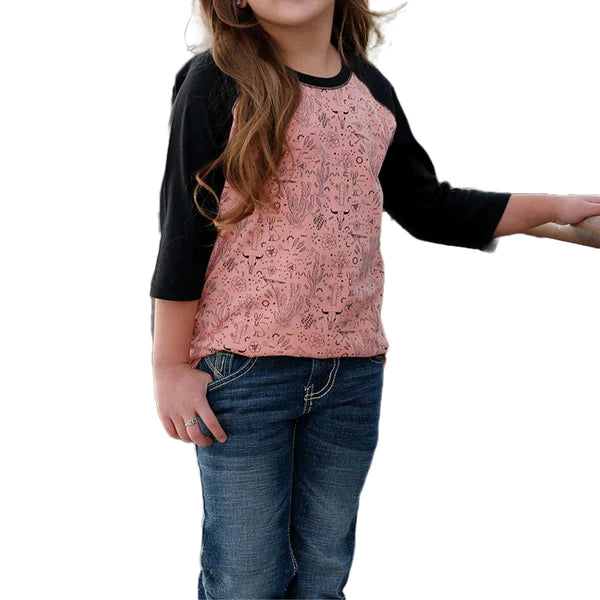 Cruel Girls Little Girl Baseball Tee